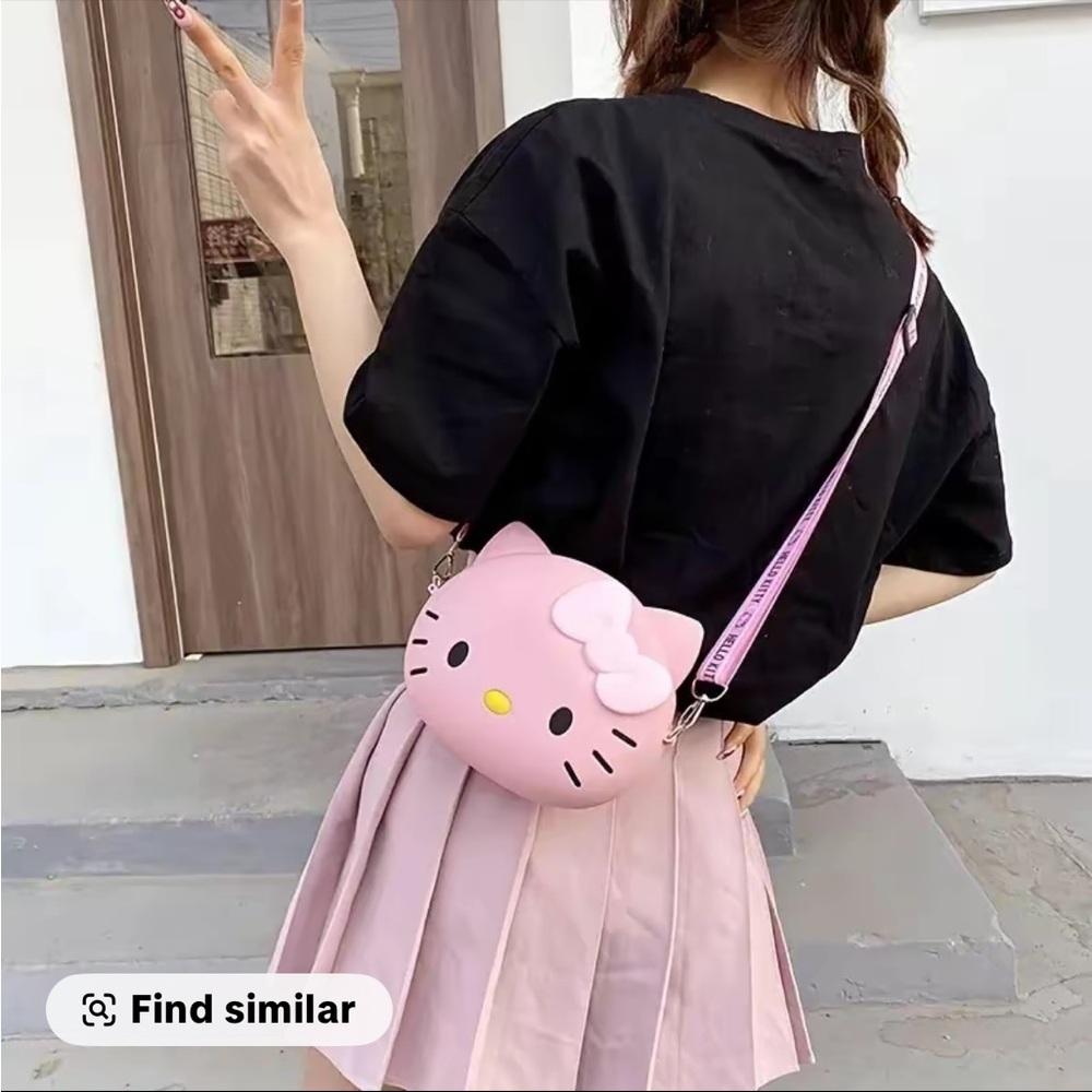 Hello Kitty Light Pink Crossbody Bag